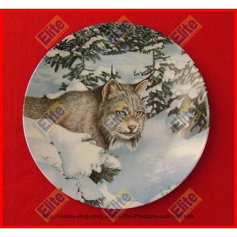 Wild Spirits "Silent‎ Guard" Collectors Plate - MIB+COA by Hirata WS George